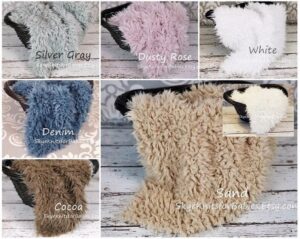 Faux Fur Fabrics SkyeKnitsforBabies on Etsy