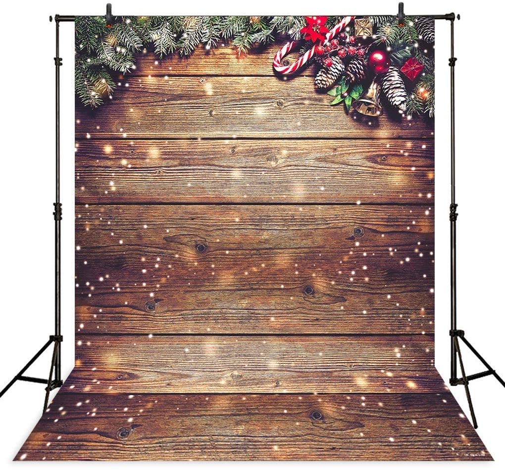 AllenJoy 5x7 Snowflake Gold Glitter Photo Backdrop Amazon