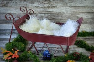 Newborn Metal Red Sleigh NewbornStudioProps on Etsy