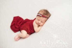 Red Newborn Knit Stretch Wrap CustomPhotoProps on Etsy