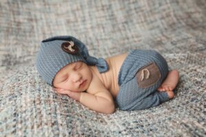 Newborn Sleepy Pants and Hat BabyGraceHats on Etsy