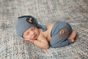 Newborn Sleepy Pants and Hat BabyGraceHats on Etsy