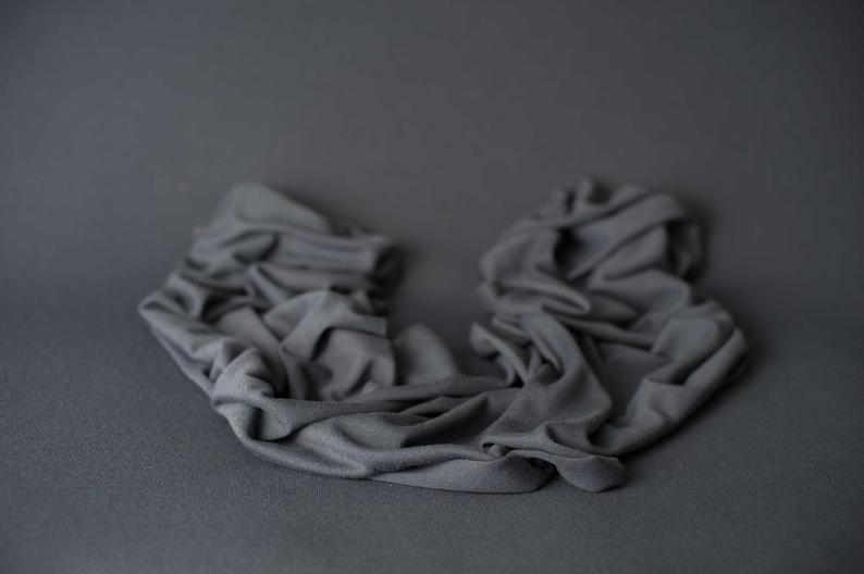 Posing Fabric in Dark Steel Gray SugarBabyPhotoProps on Etsy